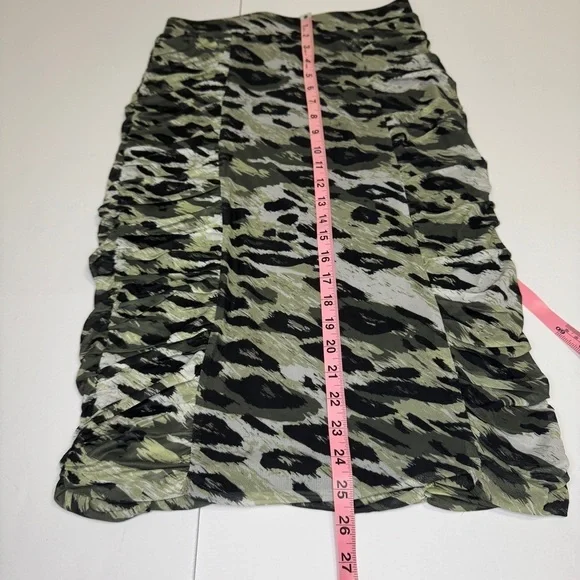 Adrienne Landau Onyx Jade Collection Ruched Mesh Skirt Size S NWT - Picture 6 of 11